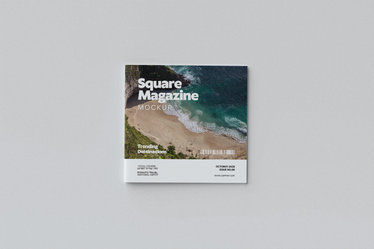 Square Magazine Mockup, an Advertising Mockup by Twins_studio926