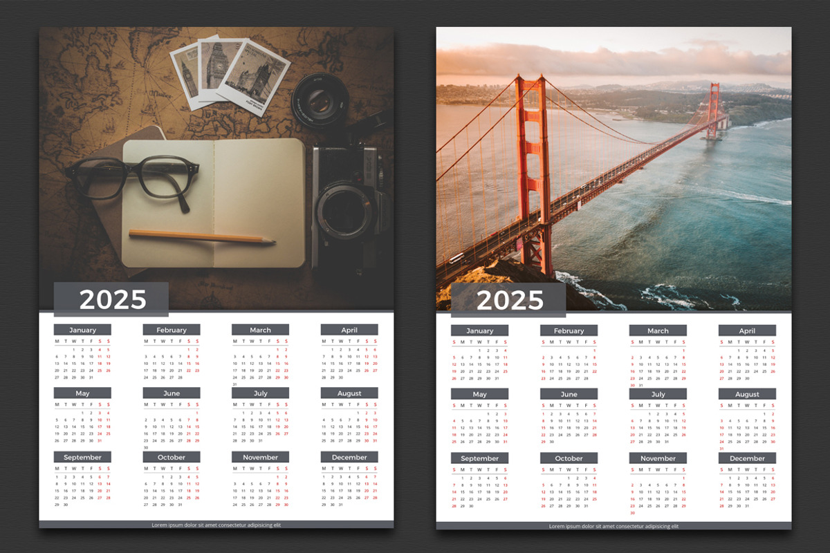 2025 Calendar, a Stationery Template by PixMarket (Photo 1 of 2)