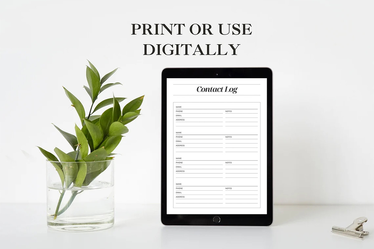Contact List, a Stationery Template by DesignDevisers (Photo 6 of 9)