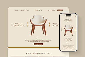 Furniture Figma Landing Page