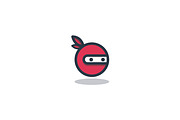 Ninja Face - Extended License, a Branding & Logo Template by Laurentiu Cotet (Thumbnail 2 of 2)