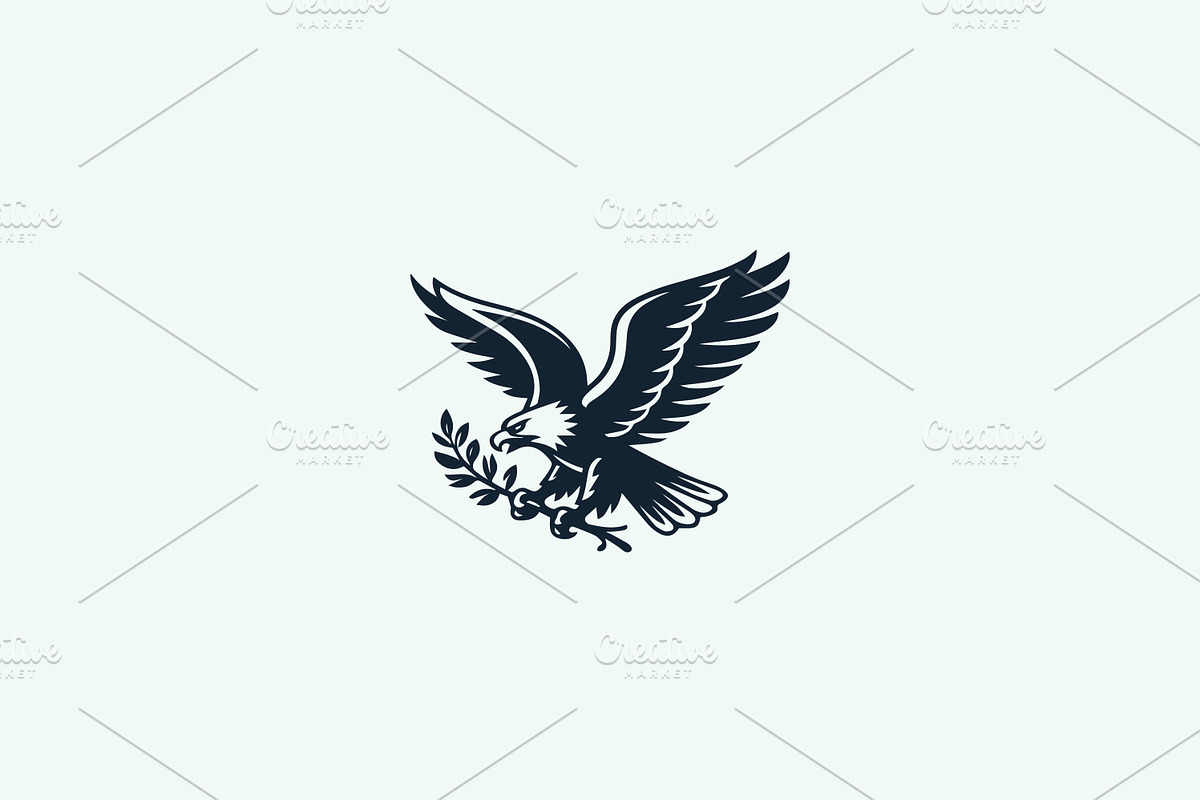 Eagle logo collection, a Branding & Logo Template by Team_Ultra_Graphics (Photo 8 of 9)