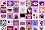 Vector Decorative Design Elements, a Solid Icon by danjazzia (Thumbnail 2 of 2)