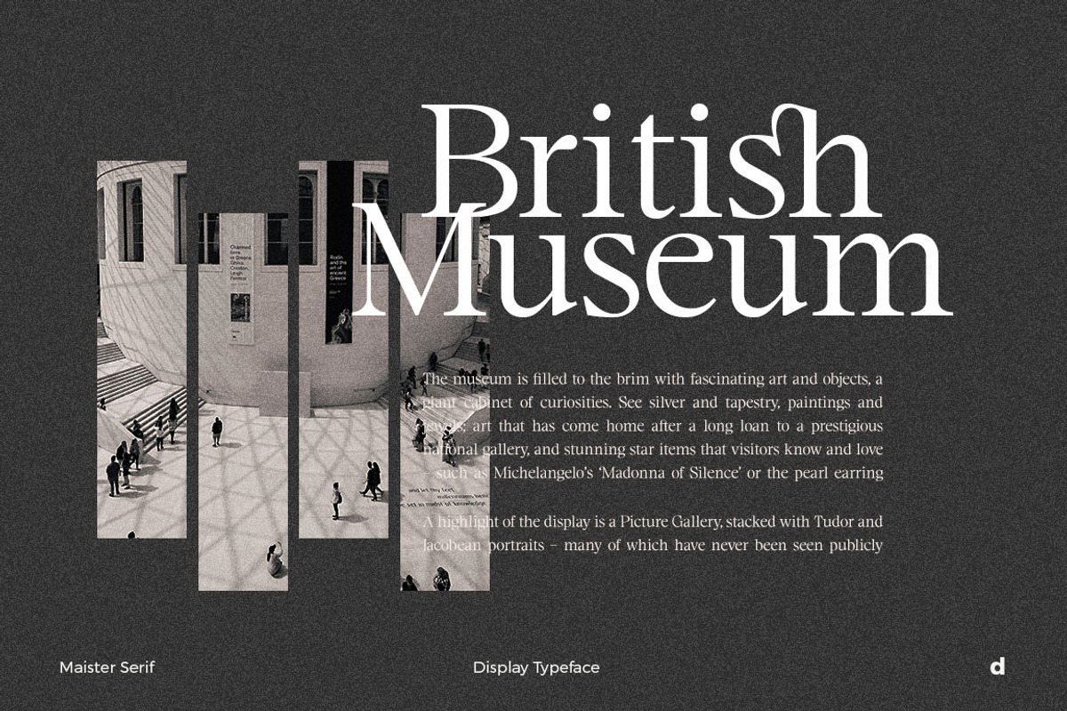 Maister//Display Serif, a Serif Font by Dora Typefoundry (Photo 13 of 20)