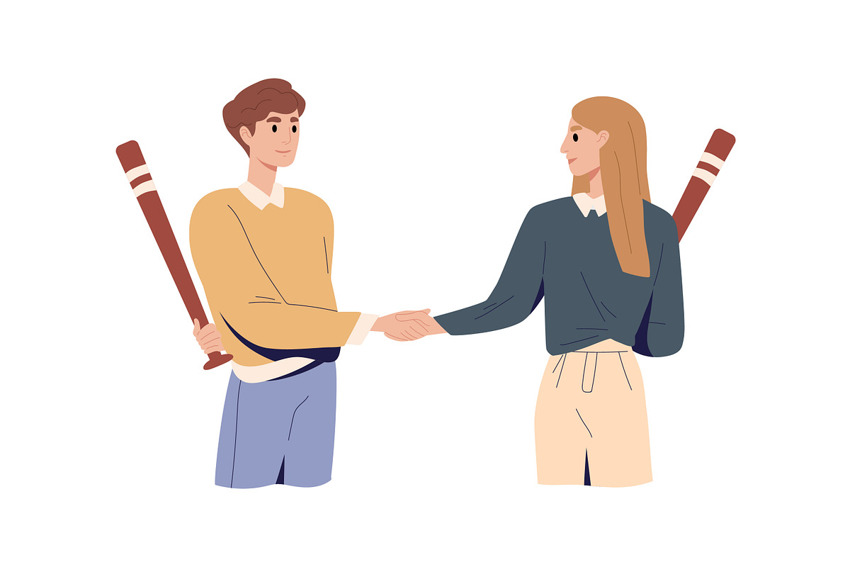 Business partnership concept set, a Work Illustration by Good Studio (Photo 6 of 7)