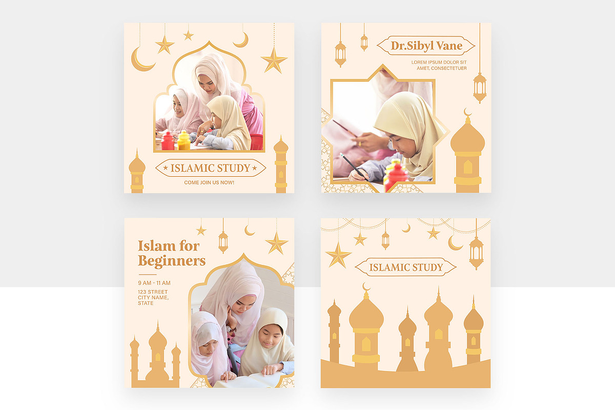 Islam Muslim Social Media Banners, a Templates & Theme by BrandPacks (Photo 1 of 4)