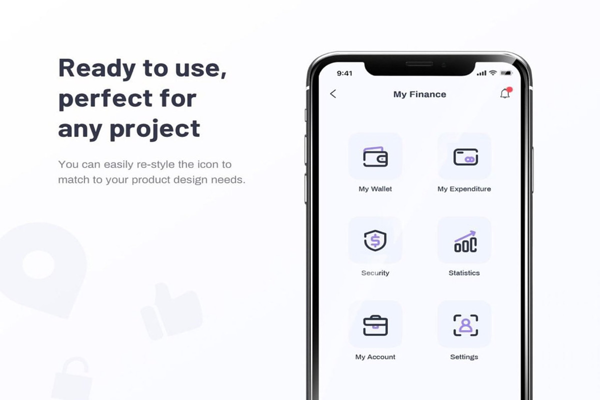 Kerja Business & Finance, an Outline Icon by Lumina_ui_ux202 (Photo 4 of 6)