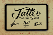 Tattoo Doodle Procreate Stamps, a Brush Add-On by Pixel Picasso Studio (Thumbnail 1 of 9)