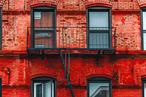 The background of the house, brick r, a Photo by LOGOCREATIVE