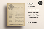 Vintage Recipe Template Canva, a Templates & Theme by OrganizationOasisRo (Thumbnail 2 of 10)