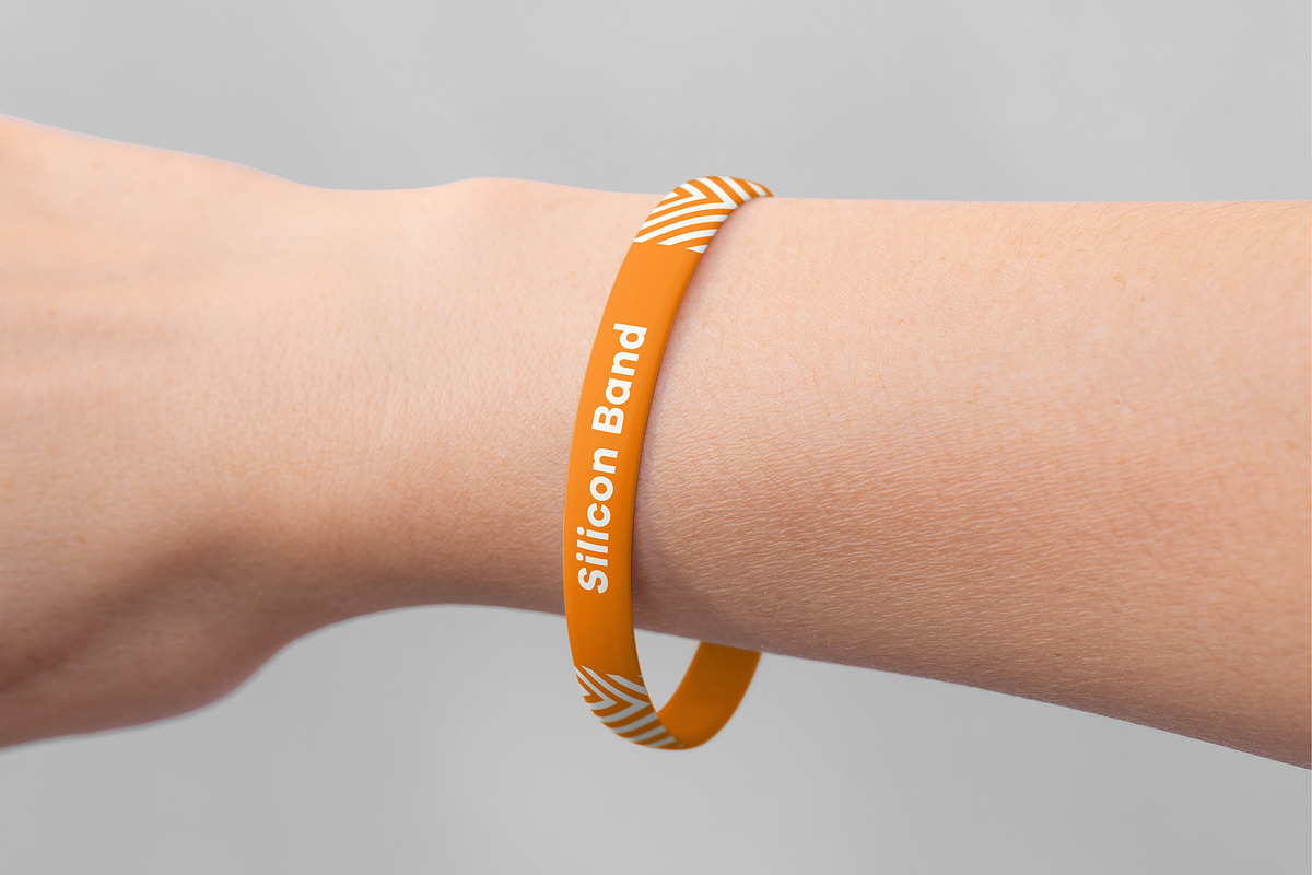 Silicon Band Mock-up, a Product Mockup by Yogurt86 (Photo 3 of 22)