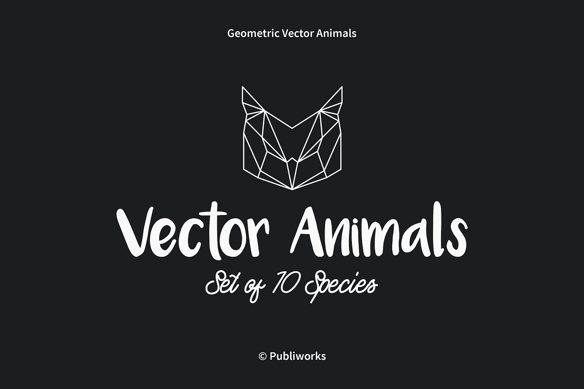 Geometric Vector Animals, an Animal Illustration by Publiworks (Photo 1 of 6)