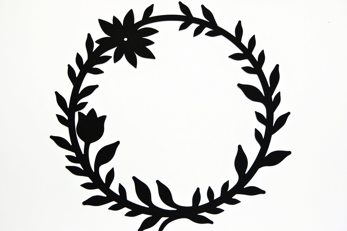 Elegant Leaf Wreath Frame Bundle, an Illustration by Designs_River (Photo 7 of 9)
