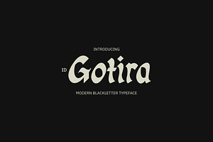 ID Gotira Typeface