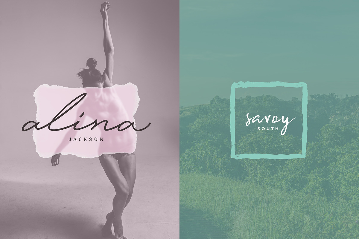 63 feminine Logos ☾ Señorita's Dream, a Branding & Logo Template by friday supply (Photo 3 of 20)