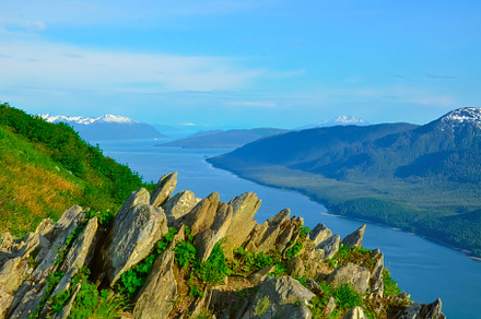 Alaska landscape mountains and water, a Nature Photo by oksanatukane