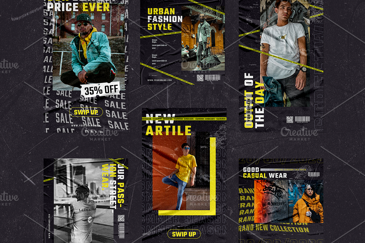 Hype Instagram Template - Urbanos, a Social Media Template by Gibcreat (Photo 3 of 4)