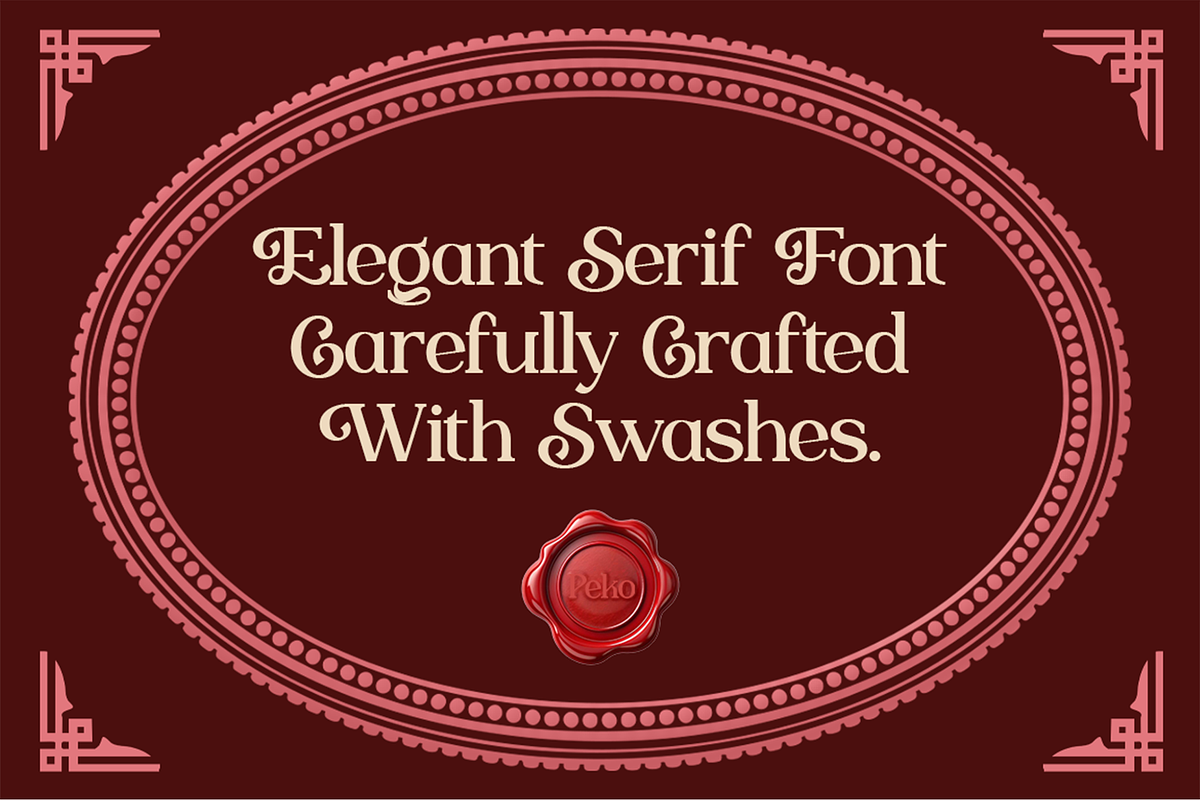 Aigos - Elegant Serif Display Font, a Serif Font by Pekotype (Photo 2 of 15)