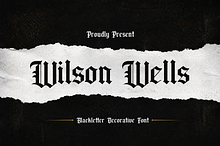 Wilson Wells - Blackletter Font