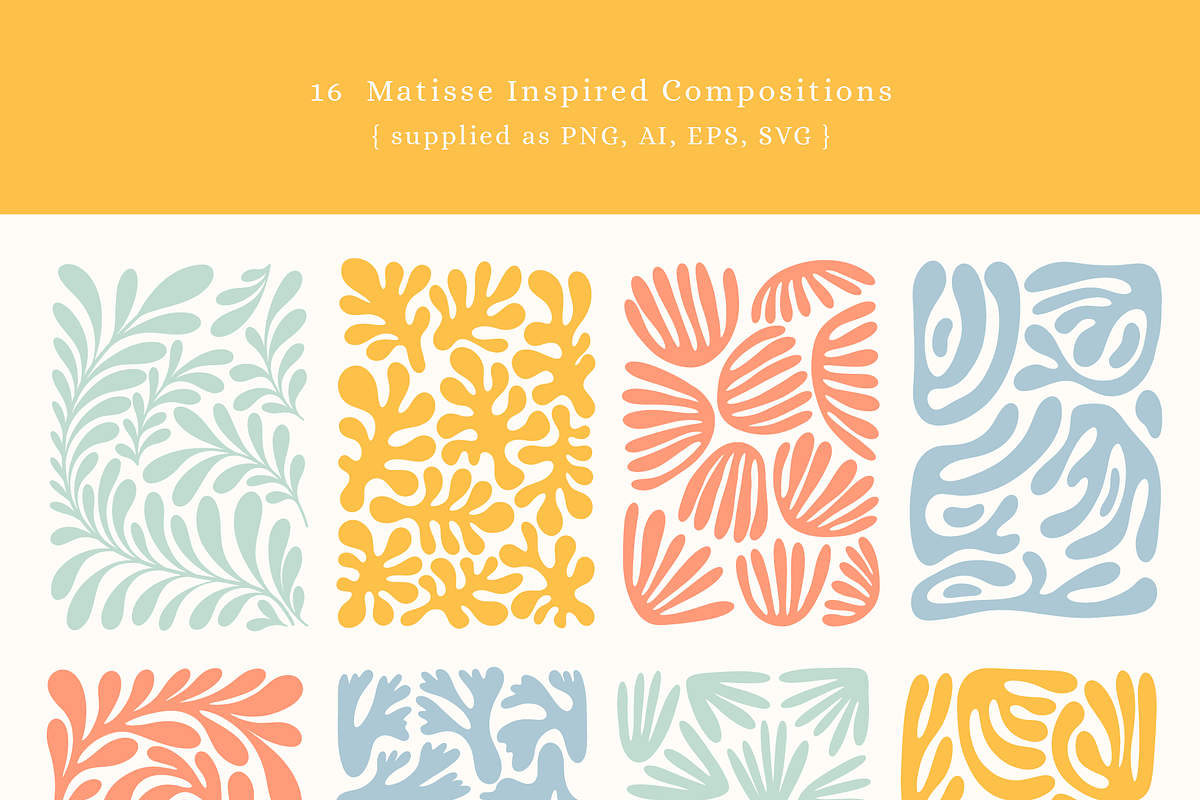 Matisse Abstract Vectors, an Illustration by Emma Webb Studio (Photo 2 of 9)