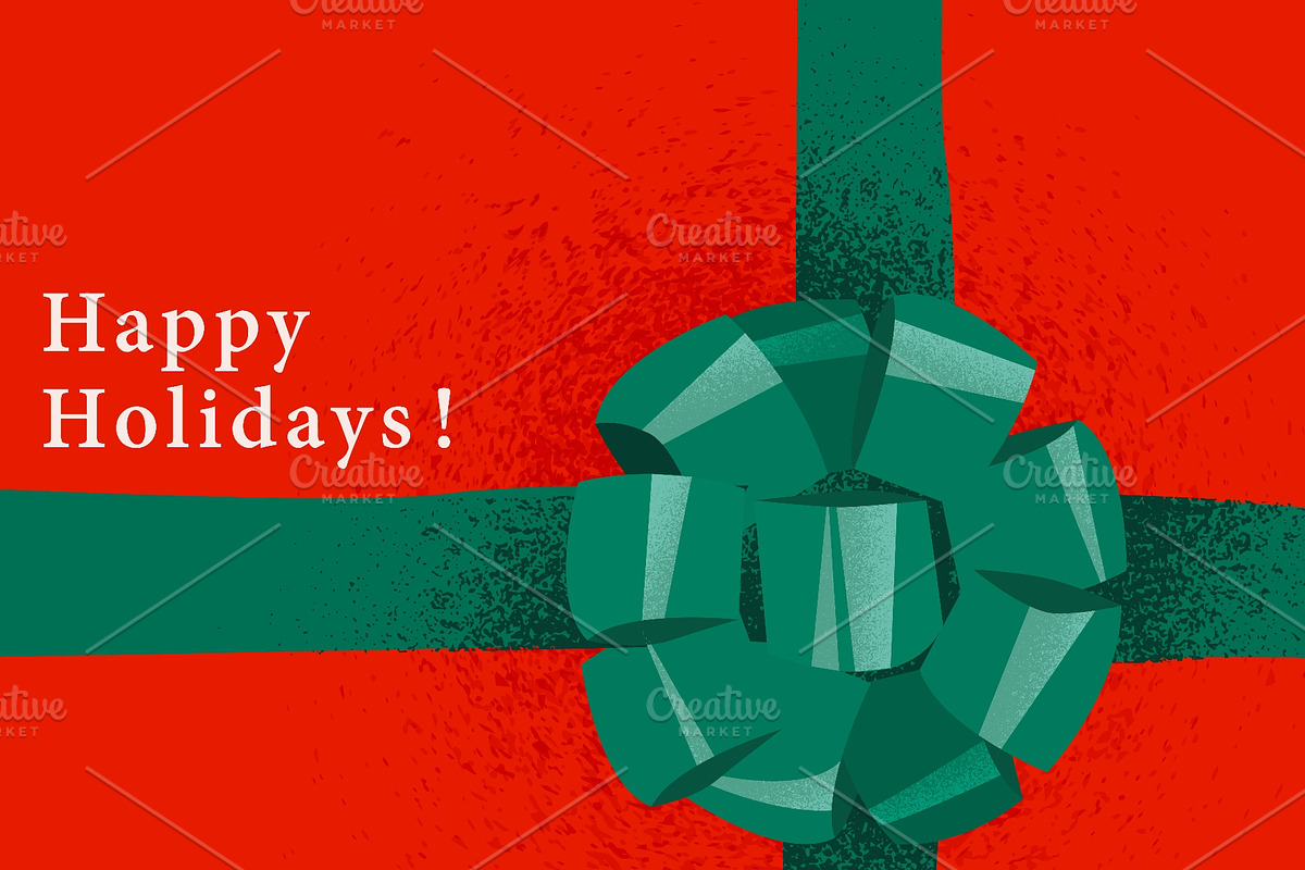 Christmas Xmas gift holiday vector, an Object Illustration by Zaie (Photo 2 of 3)