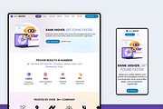 Seo Agency Wix Studio Website, a Wix Template by Kitteeh (Thumbnail 3 of 11)