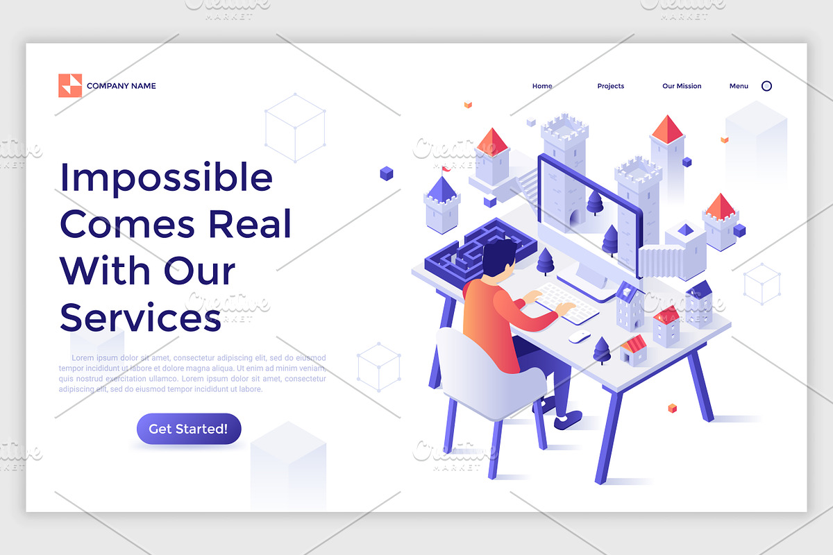 Isometric Solutions Mini. Part 3, a Templates & Theme by Andrew Kras Design (Photo 11 of 16)