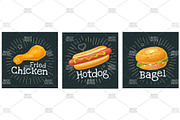 Set fast food banner illustration, a Food Illustration by MoreVector (Thumbnail 2 of 4)
