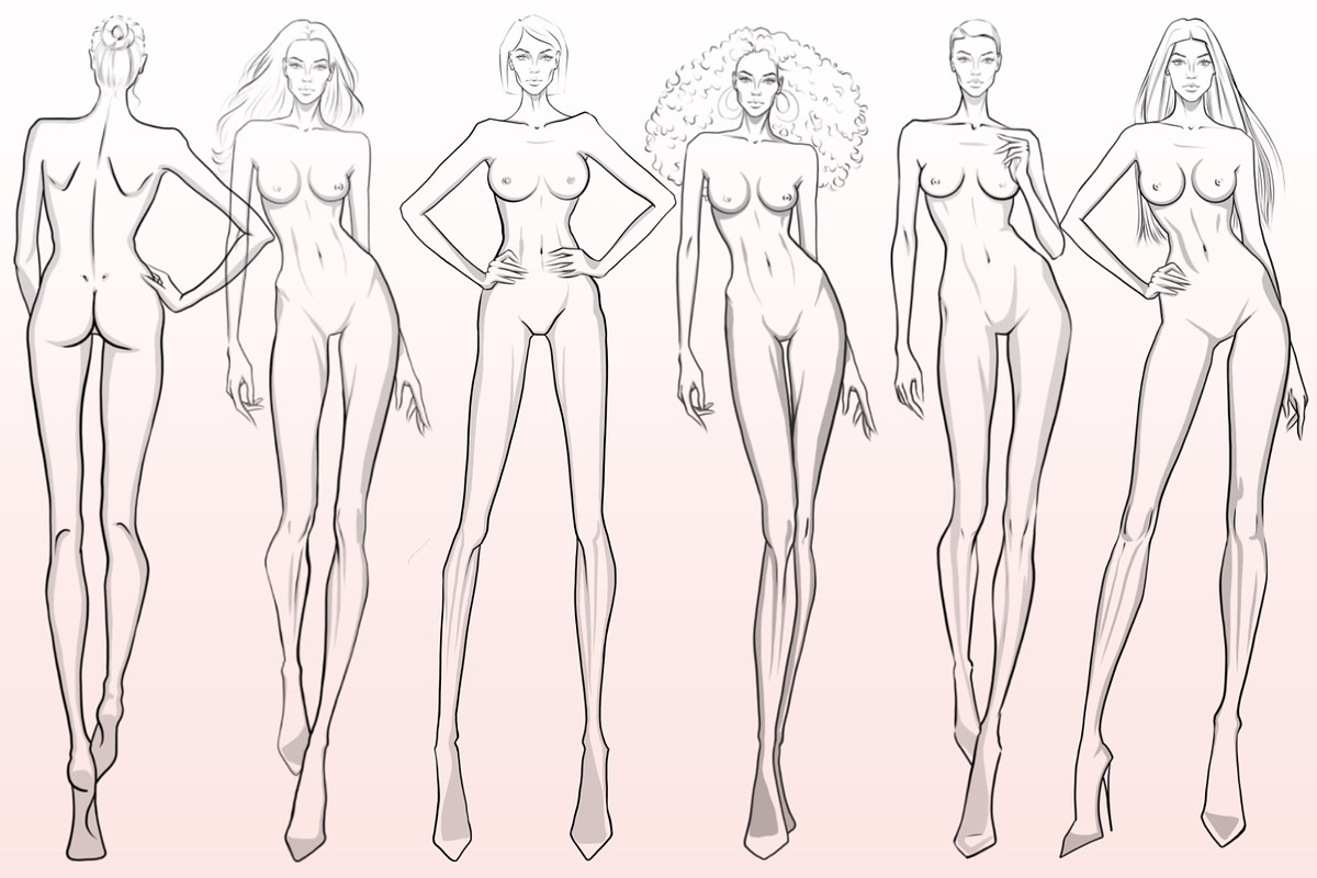 Procreate figure stamps, a Brush Add-On by Elenbushe (Photo 3 of 4)