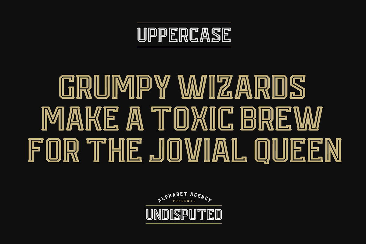 UNDISPUTED FONT DUO, a Serif Font by Alphabet Agency (Photo 2 of 9)