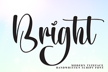 Bright | Script Font