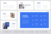 Minimal Bluish Powerpoint Template, a Presentation Template by ZAAS (Thumbnail 5 of 13)