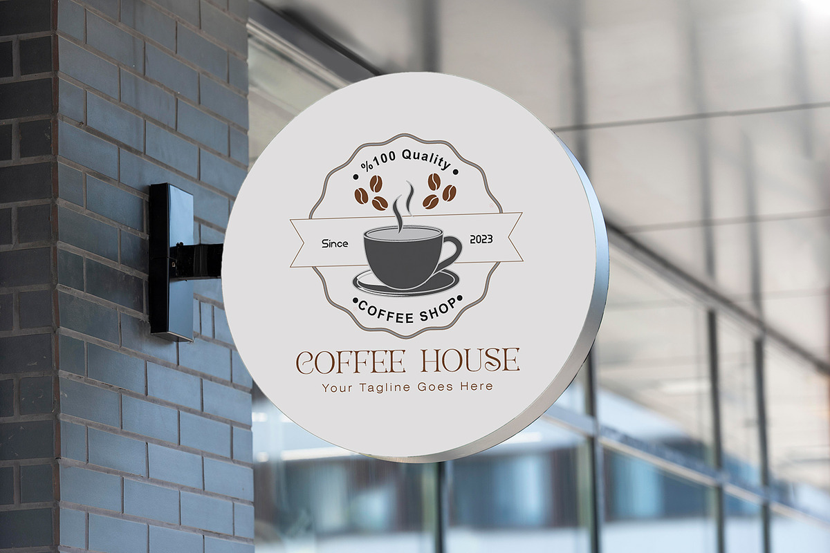 Coffee Shop Logo Design Template, a Branding & Logo Template by YUDesignStore (Photo 5 of 7)