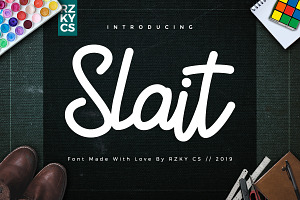 Slait Monoline Script