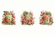 Whimsical summer tropical drink Clip, an Illustration by Designworld (Thumbnail 3 of 6)