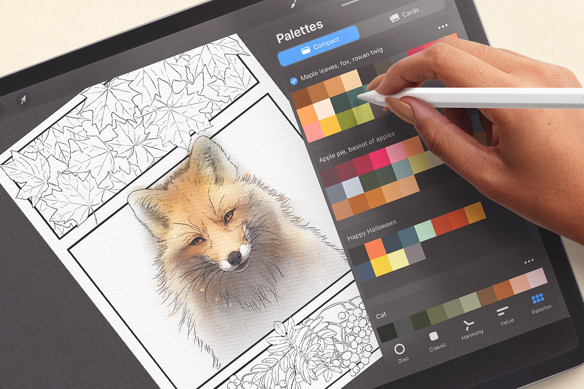 Autumn Story - Coloring Pages, an Object Illustration by Deveze Art & Co (Photo 3 of 6)
