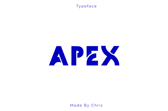 Apex Typeface preview 8