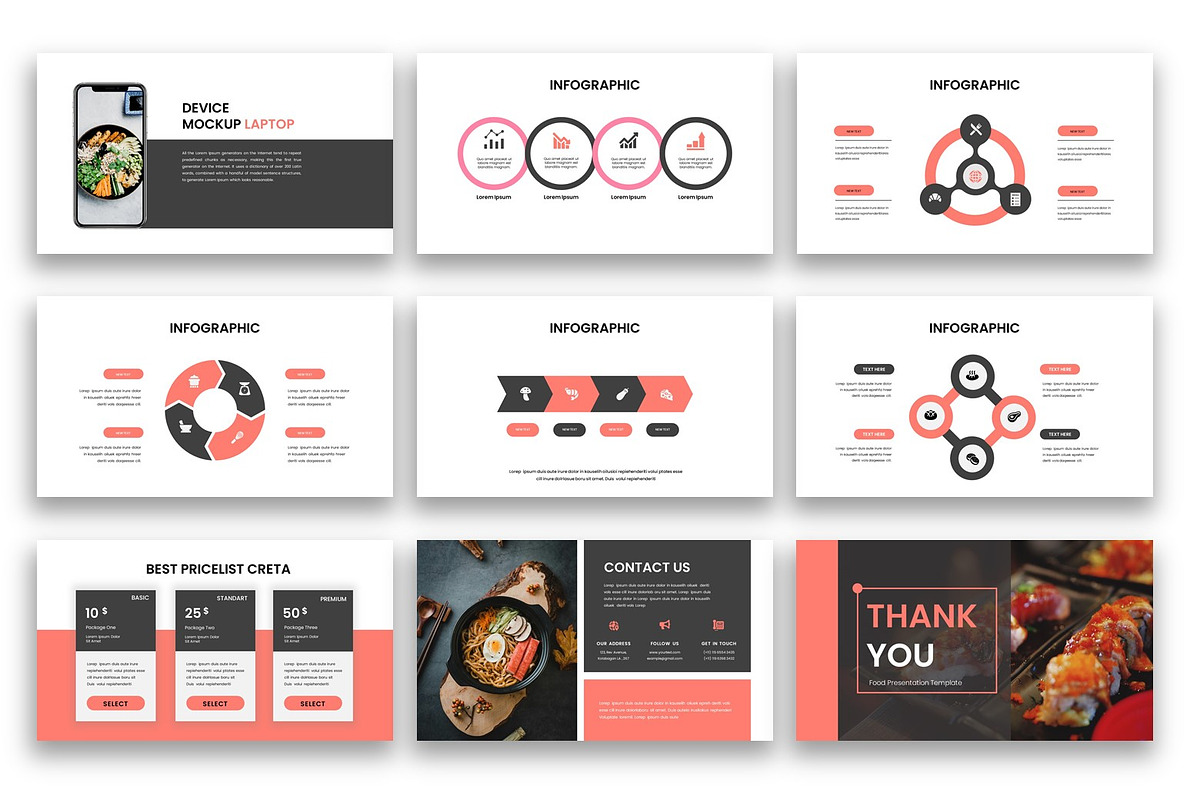 Creta – Food PowerPoint Template, a Presentation Template by kreatifreya (Photo 5 of 5)