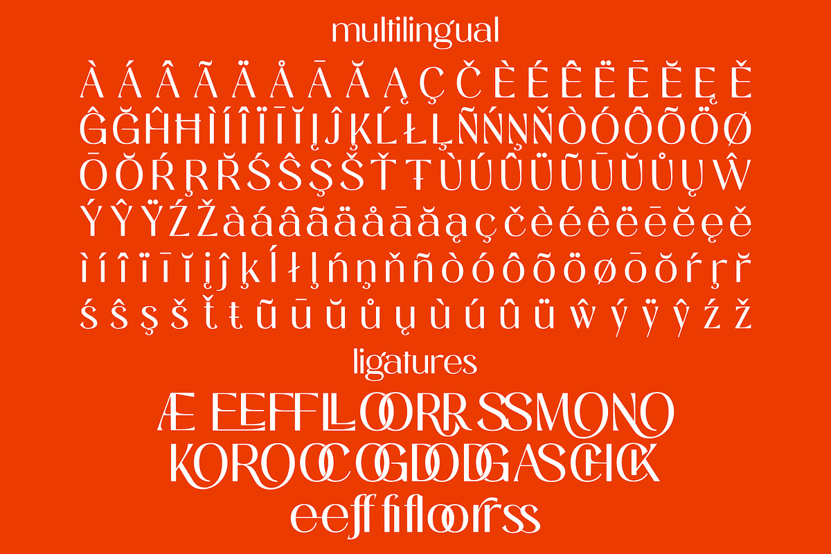 Mosffets - Modern Display Typeface, a Font by zamjumps (Photo 10 of 12)