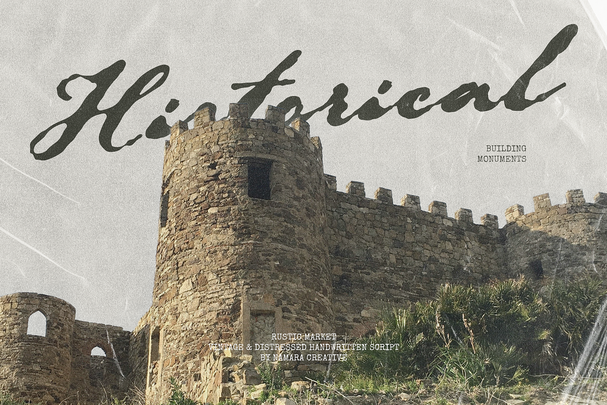 Rustic Market Raw Handwritten Script, a Script Font by Namara Creative Studio (Photo 4 of 13)