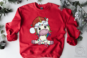 Unicorn Christmas Sublimation