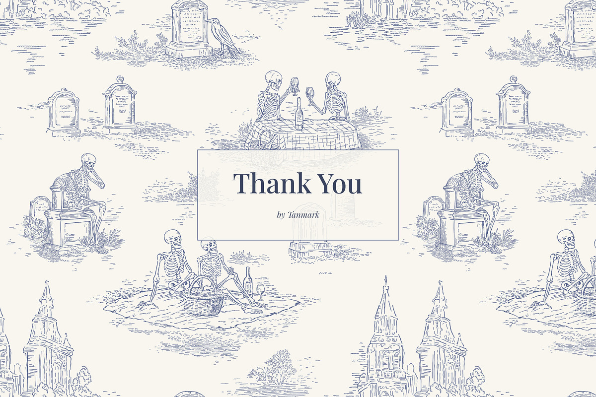 Spooky Toile Halloween Patterns PNG, a Pattern Graphic by Ette Design (Photo 8 of 8)
