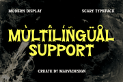 Hellwild - A Modern Spooky, a Sans Serif Font by Marvadesign (Thumbnail 5 of 9)