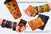 Halloween Pumpkin Faces Creator, a Seasonal Illustration by EL_SUHOVA (Thumbnail 10 of 11)