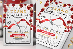 Grand Opening Flyer, a Flyer Template by Aarley Kaiven