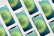 iPhone 12 Flat Mockup, an iPhone Mockup by Big Zone Studio (Thumbnail 4 of 4)