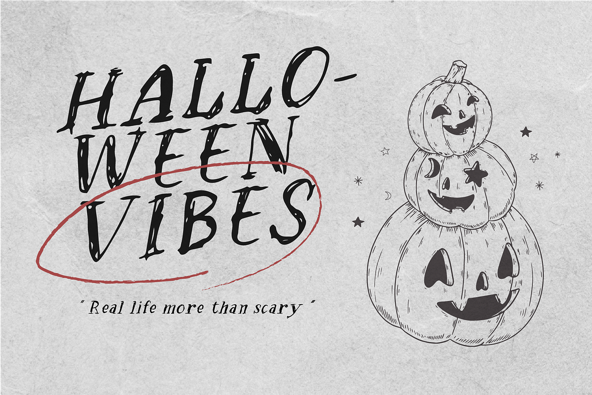 Sunkised Pumkins-Quirky Handwritten, a Handwritten Font by Violet Natural (Photo 4 of 9)