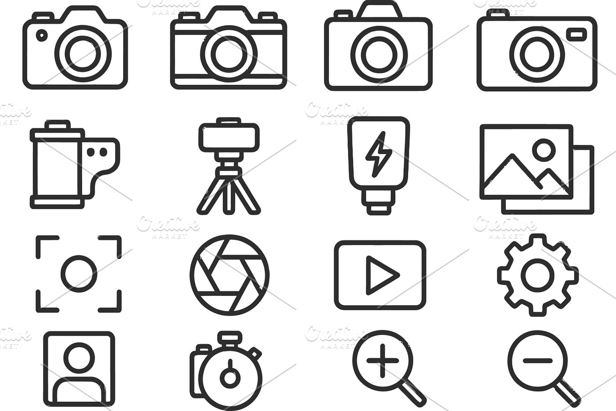 Vector illustration of camera, an Illustration by ZinetroN