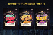 Neon Sign Template, a Mockup by MDG (Thumbnail 3 of 5)
