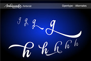 Ambassador, a Script Font by Byuly Ayika (Thumbnail 3 of 8)